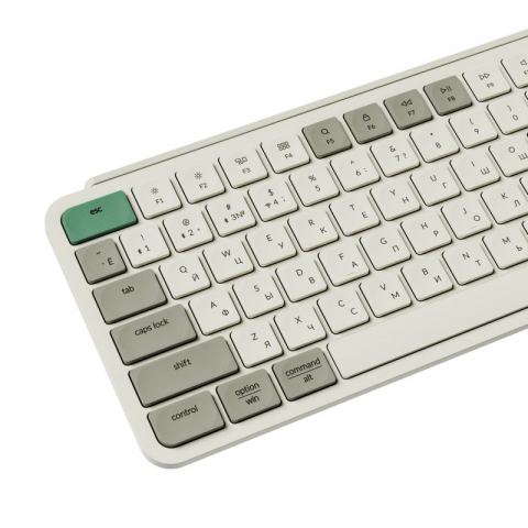 Беспроводная ультратонкая клавиатура Keychron B6 Pro, 109 клавиш, ножничные переключатели, цвет Retro Green