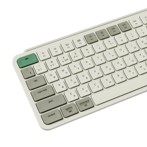 Беспроводная ультратонкая клавиатура Keychron B6 Pro, 109 клавиш, ножничные переключатели, цвет Retro Green