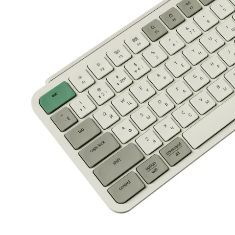 Беспроводная ультратонкая клавиатура Keychron B1 Pro, 77 клавиш, ножничные переключатели, цвет Retro Green