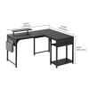 Стол письменный (для компьютера) угловой EUREKA ZX-L150B-B-RU с шириной 150 см, Black