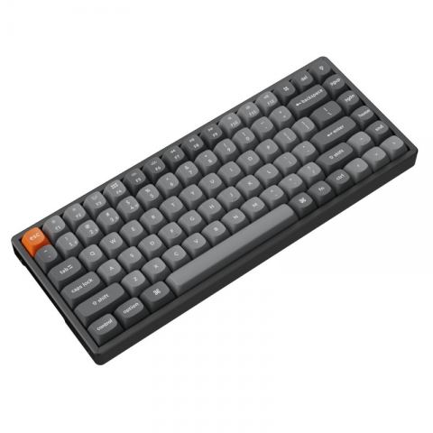 Беспроводная механическая клавиатура QMK Keychron K2 Max, 84 клавиши, RGB подсветка, Hot-swap, алюм.рамка Keychron Brown Switch