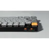 Беспроводная механическая ультратонкая клавиатура QMK Keychron K1 Max, 87 клавиш, Hot Swap, RGB-подсветка, Gateron Brown Switch
