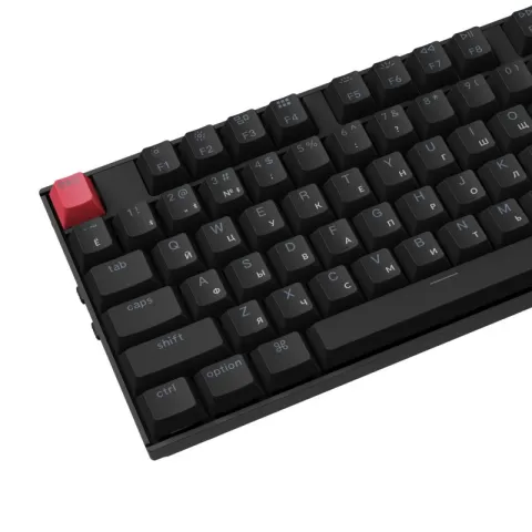 Беспроводная механическая клавиатура QMK Keychron K10 (Version 2), 104 клавиши, White LED подсветка, Keychron Red Switch