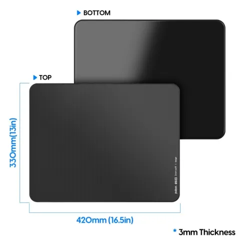 Игровой коврик Pulsar ES1 Mouse Pad 3mm L 420x330 Black
