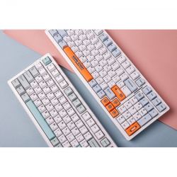 Беспроводная механическая клавиатура MCHOSE G98 Pro, оранжевый и синий, Snow Tiger Switch