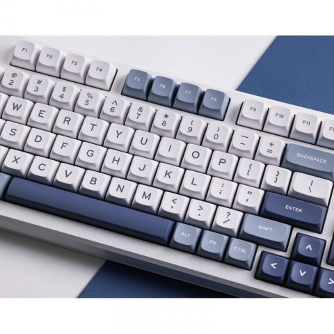 Беспроводная механическая клавиатура MCHOSE X75, темно-синий, Icy Creamsicle Switch. Английская раскладка