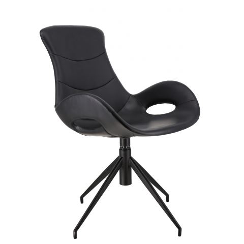 Кресло обеденное Everprof Freedom Экокожа Черный