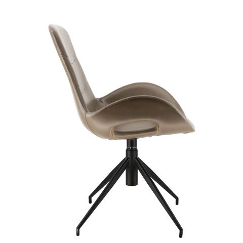 Кресло обеденное Everprof Freedom Экокожа Серый