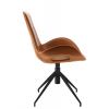 Кресло обеденное Everprof Freedom Экокожа Коричневый