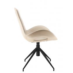 Кресло обеденное Everprof Freedom Экокожа Бежевый