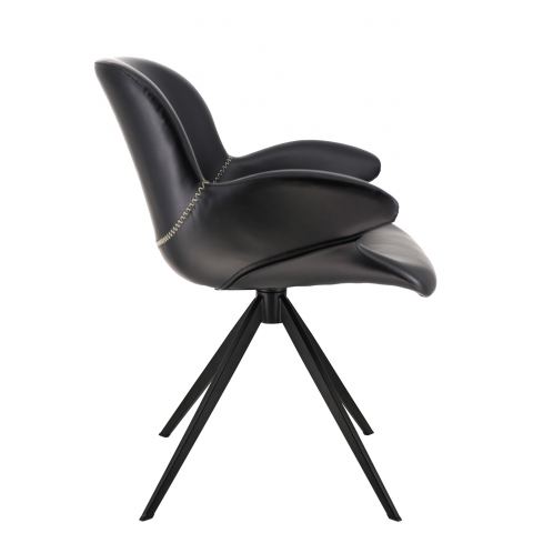 Кресло обеденное Everprof Aurora Экокожа Черный