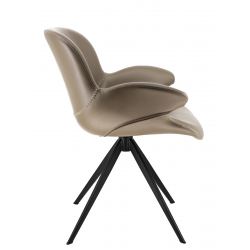 Кресло обеденное Everprof Aurora Экокожа Серый