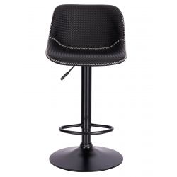 Стул барный Everprof Smile Black Экокожа Черный