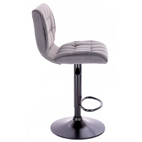Стул барный Everprof Richy Ткань Серый