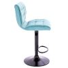 Стул барный Everprof Richy Ткань Бирюзовый