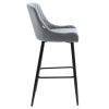 Стул барный Everprof Nico Ткань Серый
