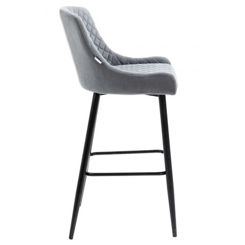 Стул барный Everprof Nico Ткань Серый