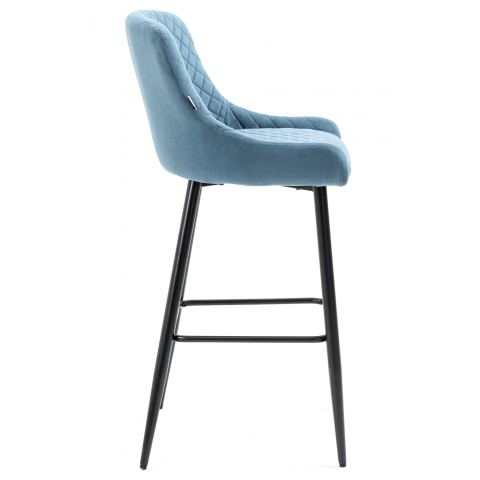 Стул барный Everprof Nico Ткань Голубой