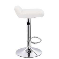 Стул барный Everprof Form Экокожа Белый