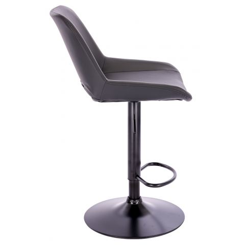 Стул барный Everprof Flash Экокожа Черный