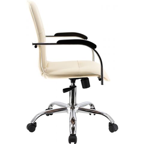 Кресло Everprof Samba Wood T Экокожа Бежевый