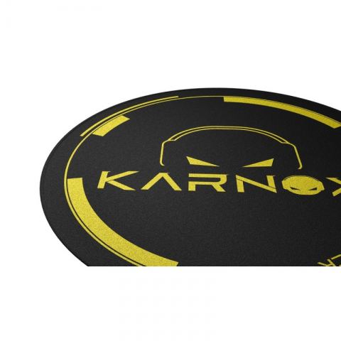 Напольный круглый коврик Karnox FLOOR Mat - 2 мм - Logo