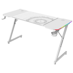 Стол компьютерный ZONE 51 TRINE 140 RGB White