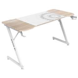 Стол компьютерный ZONE 51 TRINE 140 Wood/White
