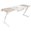 Стол компьютерный ZONE 51 TRINE 160 RGB Wood/White
