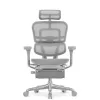 Кресло Falto Ergohuman Elite 2 с подножкой (серый каркас/сетка светлаяT-168-B2 Natural)