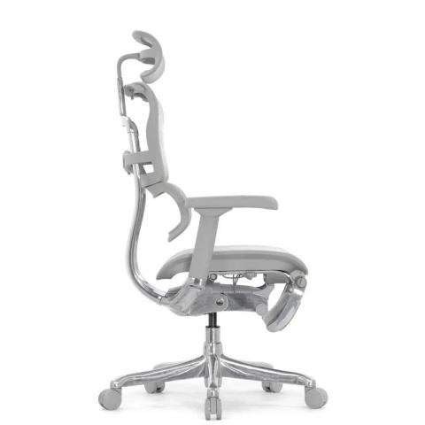 Кресло Falto Ergohuman Elite 2 с подножкой (серый каркас/сетка светлаяT-168-B2 Natural)