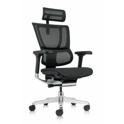 Кресло Falto IOO-E2 Elite (черный каркас/сетка black T-168-B1/крестовина металл)