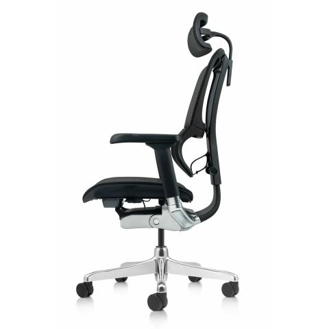 Кресло Falto IOO-E2 Elite (черный каркас/сетка black T-168-B1/крестовина металл)