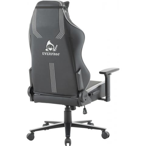 Кресло Everprof Rapid Экокожа Серый/Черный