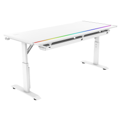 Стол компьютерный ZONE 51 RUNWAY 160 White