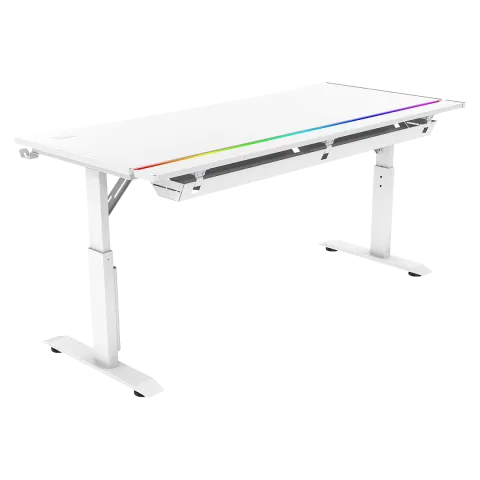 Стол компьютерный ZONE 51 RUNWAY 160 White