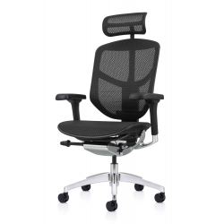 Кресло Falto Enjoy Elite 2 (чёрный каркас/сетка чёрная T-168-B1/крестовина металл)