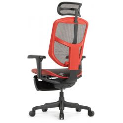 Кресло Falto Enjoy Ultra Gaming U9 Ottoman с подножкой (red-black mixed каркас/сетка black mesh)