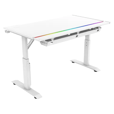Стол компьютерный ZONE 51 RUNWAY 120 White