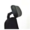 Кресло Falto Smart-T 1501-10H ong Fighter black 60999 (черный каркас/черная ткань /подголовник кожа натур.)