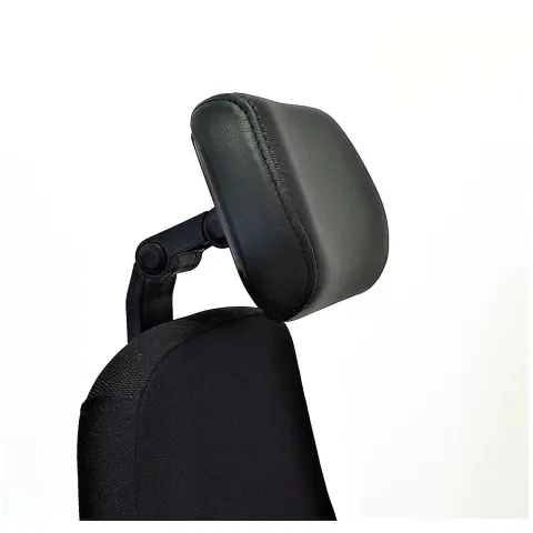 Кресло Falto Smart-T 1501-10H ong Fighter black 60999 (черный каркас/черная ткань /подголовник кожа натур.)