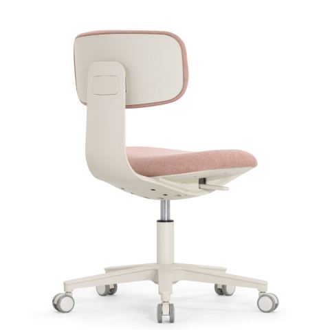 Универсальное кресло Falto Rookie plus (каркас светлый/обивка розовая)