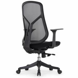 Кресло Falto Кураж (без подголовника, сетка, ткань, черный)