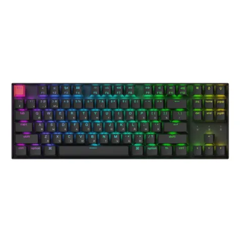 Беспроводная механическая клавиатура QMK Keychron K8 (Version 2), 87 клавиш, RGB подсветка, Keychron Red Switch