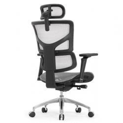 Кресло Falto Sail Art 2 (подлокотники 6D(360), сетка, каркас серый, белый)