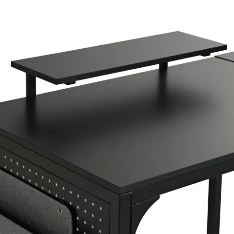 Стол письменный (для компьютера) угловой EUREKA ZX-L150B-B-RU с шириной 150 см, Black
