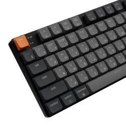Беспроводная механическая ультратонкая клавиатура QMK Keychron K5 версия 2, 104 клавиши, While Led подсветка, Keychron Low Profile Red Switch