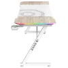 Стол компьютерный ZONE 51 TRINE 140 RGB Wood/White