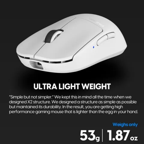 Игровая мышь Pulsar X2 H Wireless Size 2 White