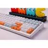 Беспроводная механическая клавиатура MCHOSE G98 Pro, оранжевый и синий, Snow Tiger Switch